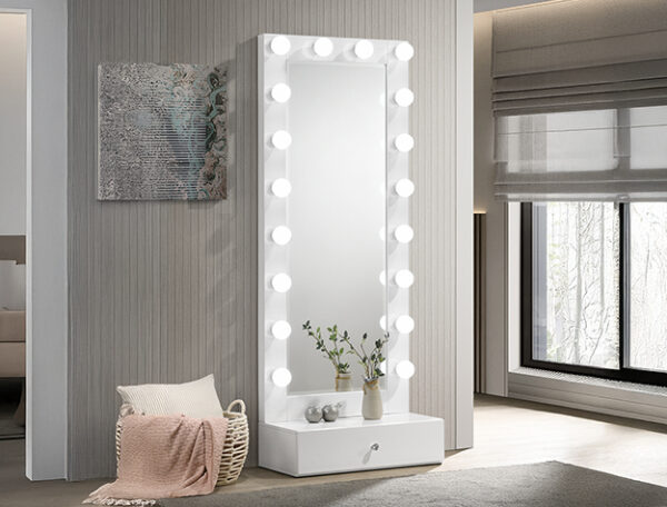 LUXY TALL LIGHTED VANITY W/DRAWER