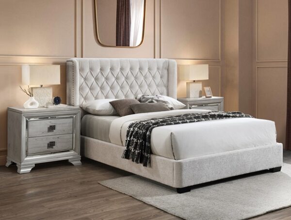 SALMA KING UPHOLSTERED BED